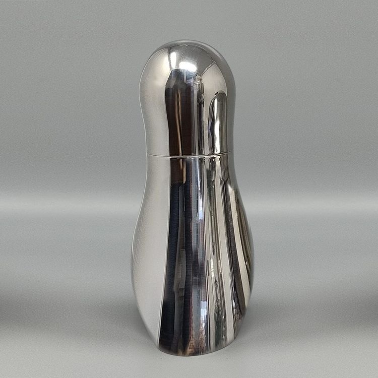 Splendido Shaker per Cocktail "Bowling" Tauma di Guzzini degli anni '70. Prodotto in Italia