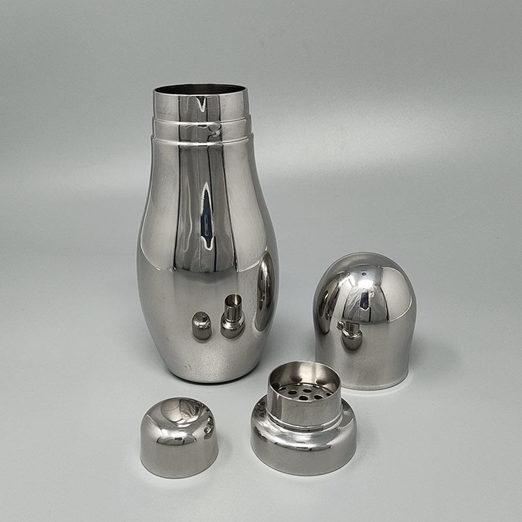 Splendido Shaker per Cocktail "Bowling" Tauma di Guzzini degli anni '70. Prodotto in Italia