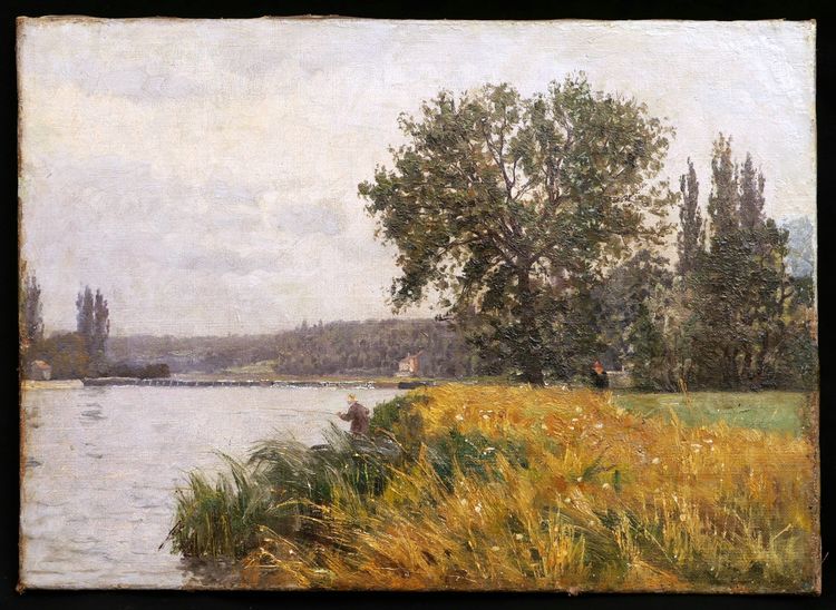 William Baptiste BAIRD, Pêcheur sur la Seine