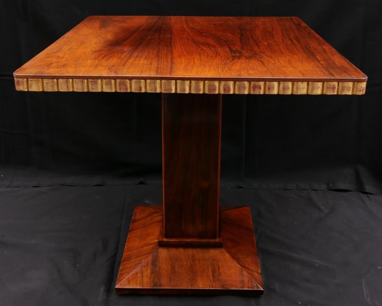 Attributed To René Joubert And Philippe Petit For Dim, Art Deco Square Side Table