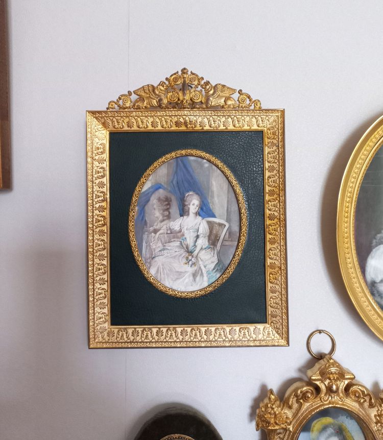 Marie-Antoinette-Miniatur, spätes 19. Jahrhundert