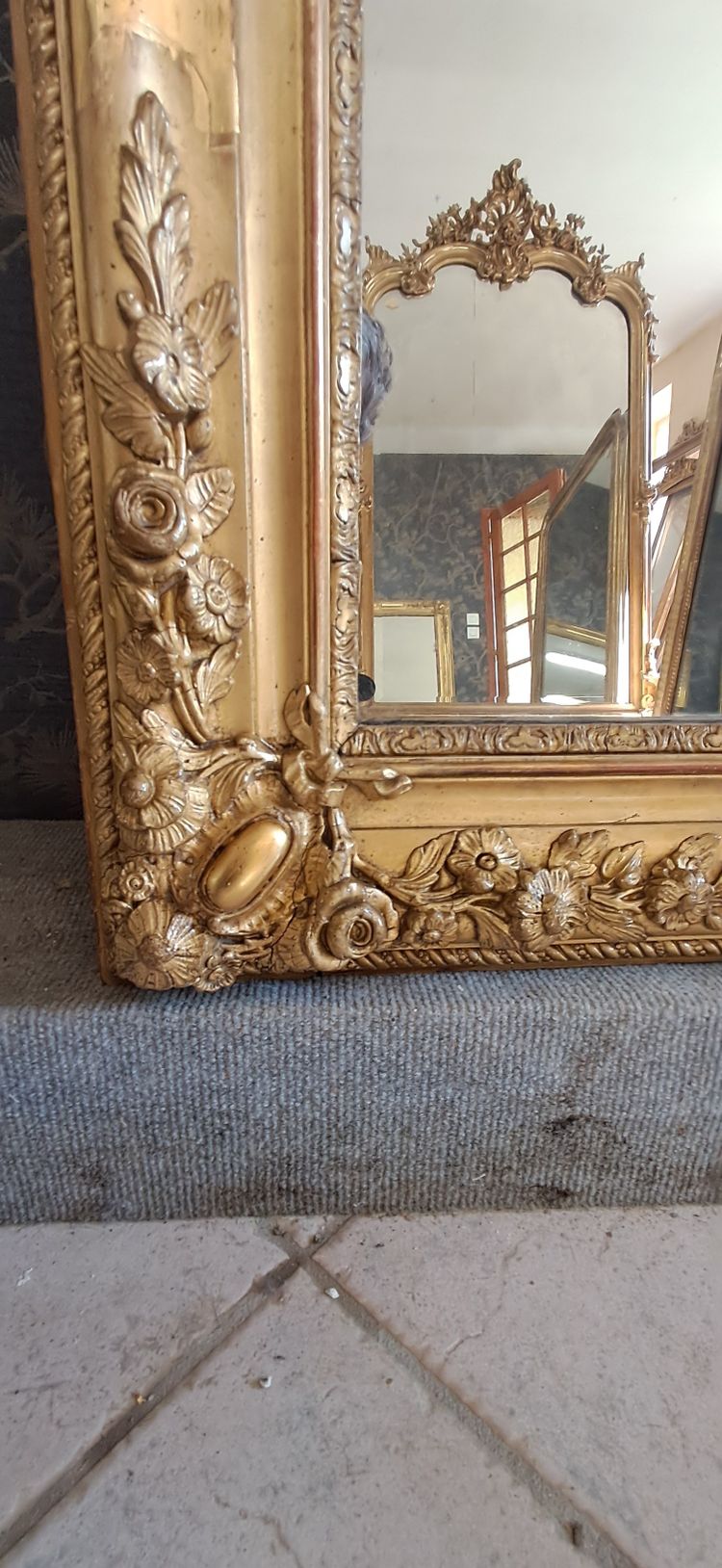 Restoration period mirror 131 x 103