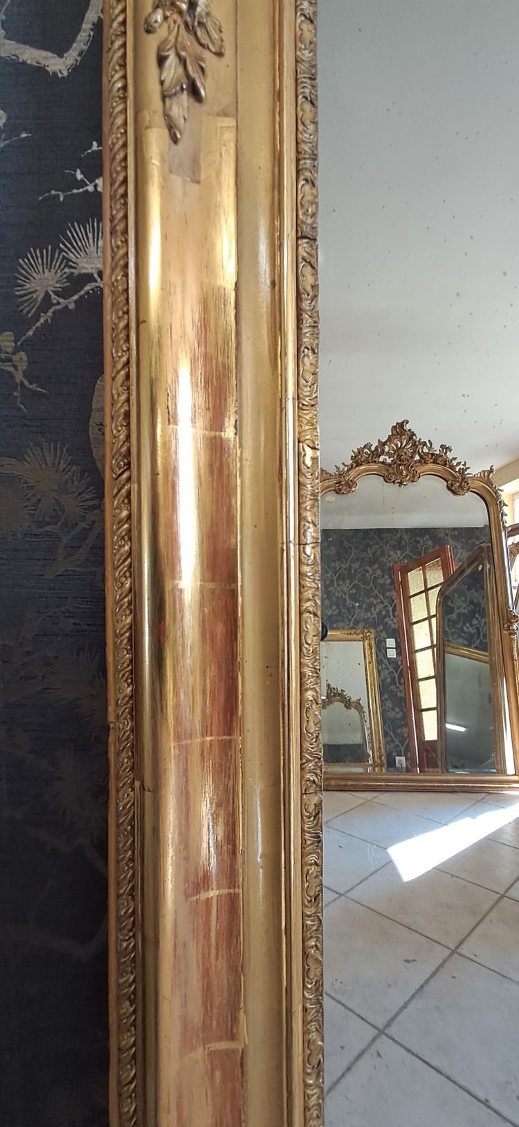 Restoration period mirror 131 x 103