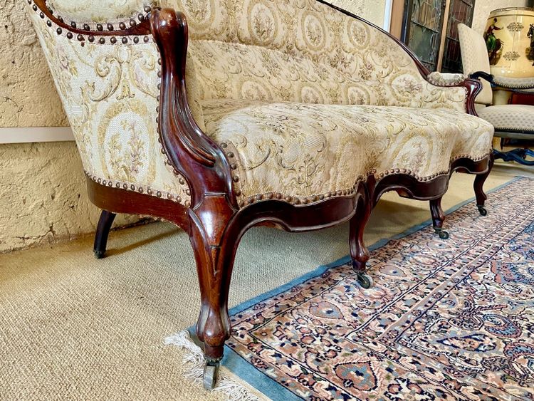 Louis XV Style Three Seaters Sofa, 19th Century