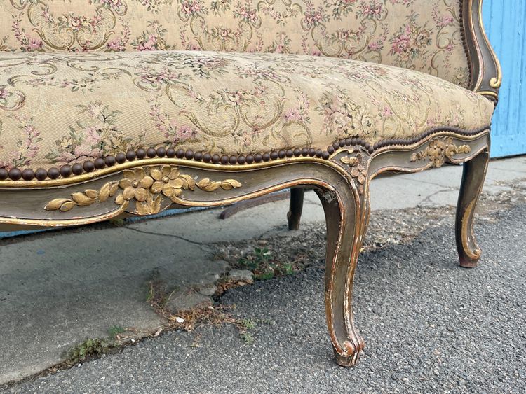 Sofa im Louis XV-Stil, 19. Jahrhundert 