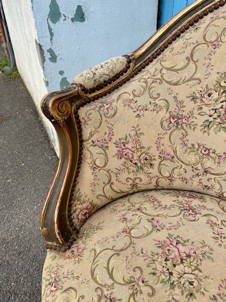 Sofa im Louis XV-Stil, 19. Jahrhundert 