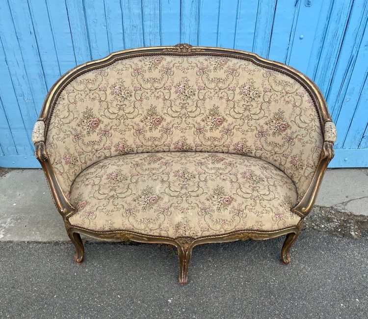 Sofa im Louis XV-Stil, 19. Jahrhundert 