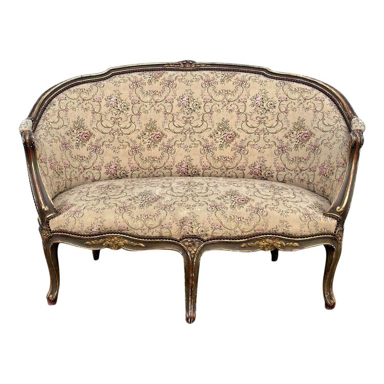 Sofa im Louis XV-Stil, 19. Jahrhundert 