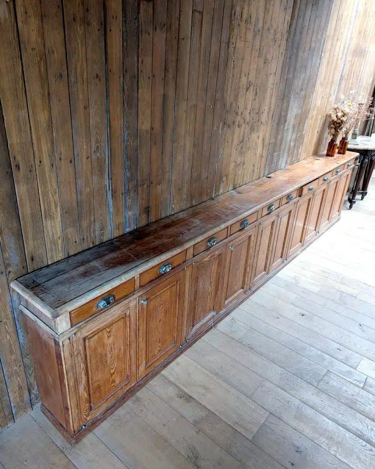 1920s fir sideboard