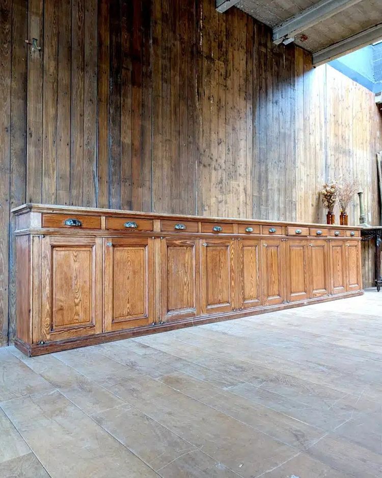 1920s fir sideboard