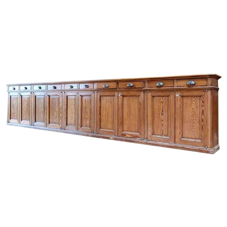 Sideboard aus Tannenholz aus den 1920er Jahren