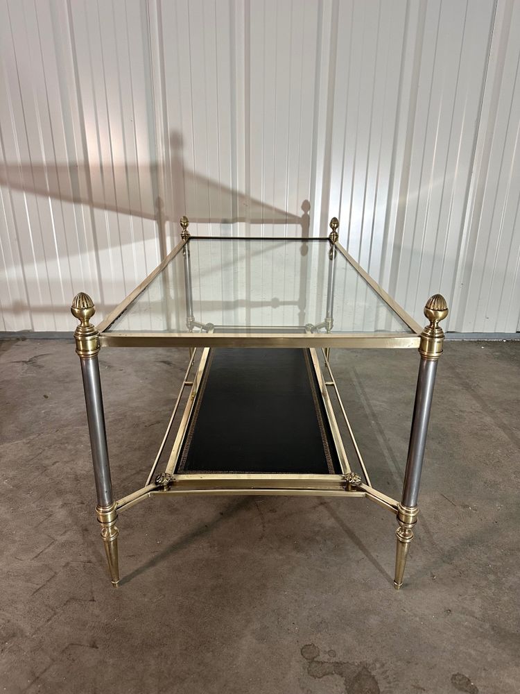 Neoclassical bronze coffee table circa 70s