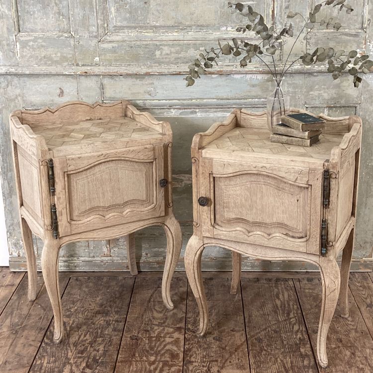 Pair of Louis XV style bedside tables