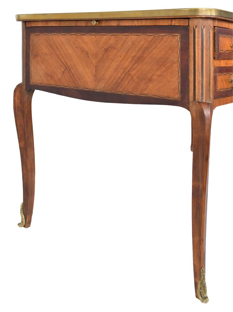 Louis XV style marquetry desk