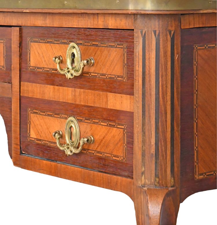 Louis XV style marquetry desk