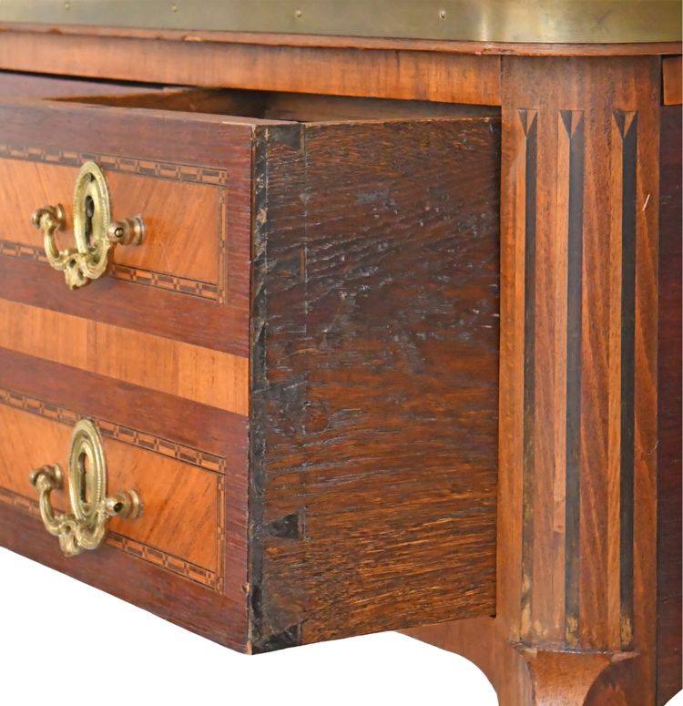 Louis XV style marquetry desk