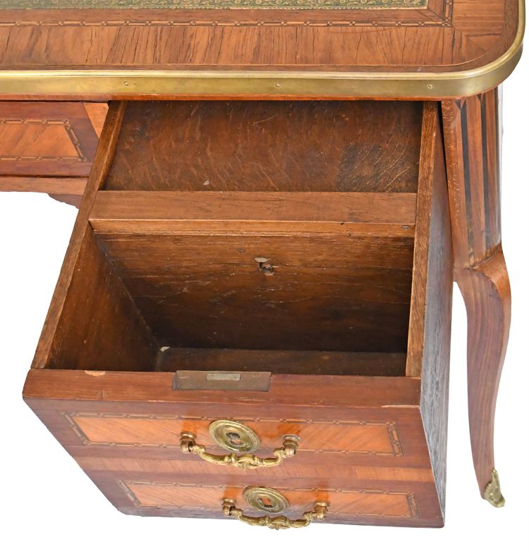 Louis XV style marquetry desk