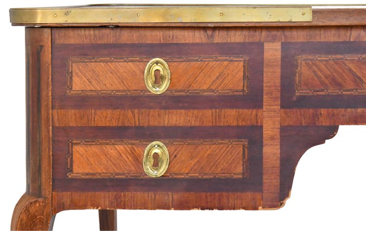 Louis XV style marquetry desk