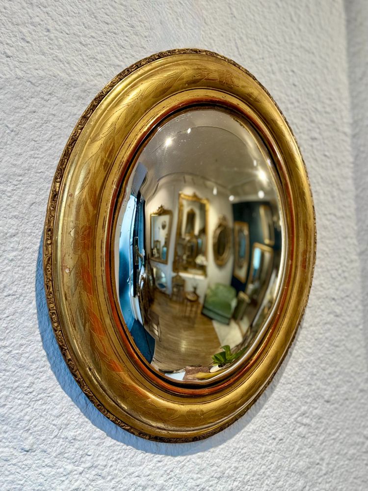 19th Century Witch Mirror Ref. 607/ 39 X 47