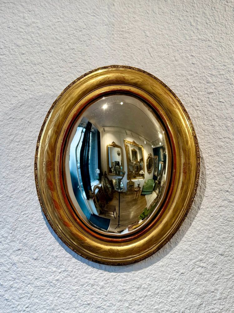 19th Century Witch Mirror Ref. 607/ 39 X 47