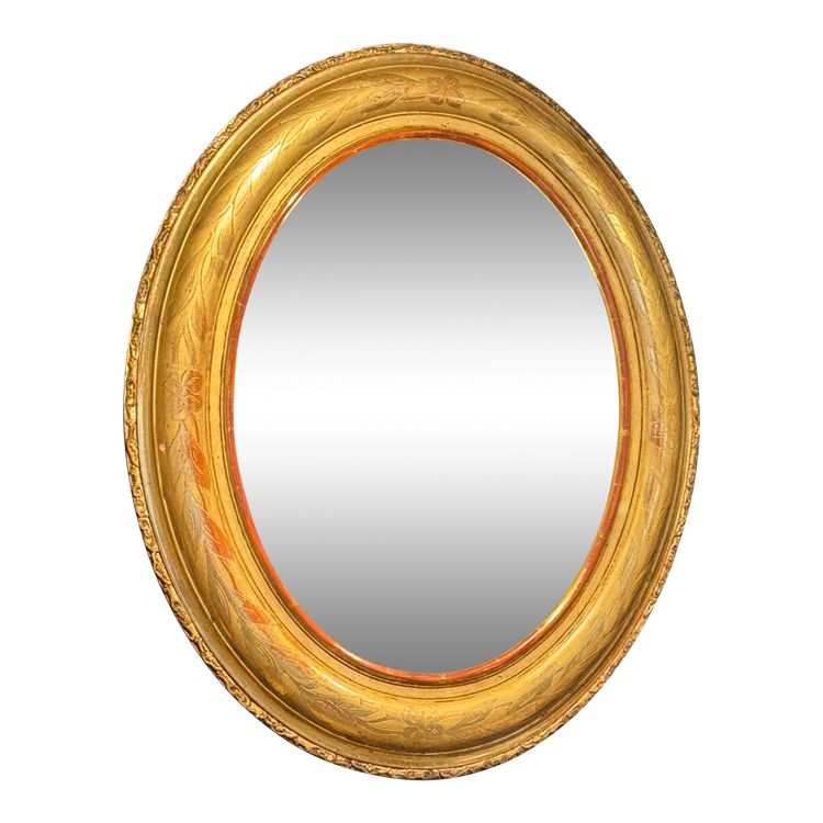 19th Century Witch Mirror Ref. 607/ 39 X 47