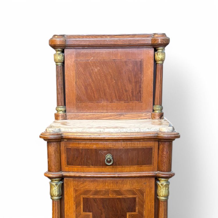 Pair of inlaid bedside tables