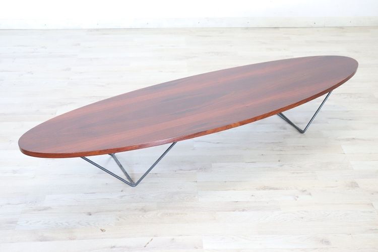 Ovaler langer Couchtisch, 1960er