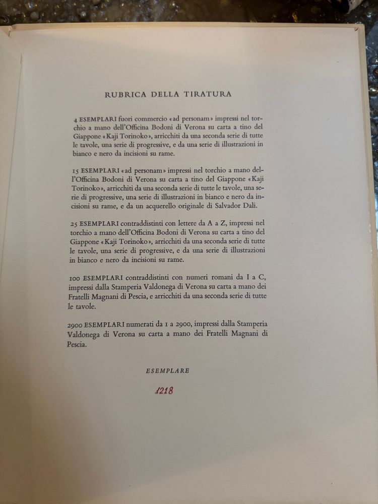 DANTE ALIGHIERI. La Divina Commedia. Inferno - Purgatorio - Paradiso. illustrations de DALI