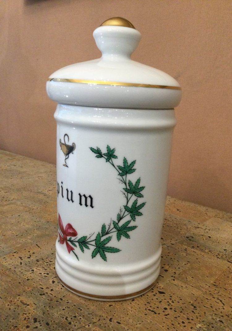 A Medicine Jar Marked Opium