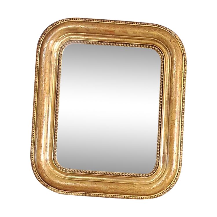 Louis Philippe period mirror 36 x 31