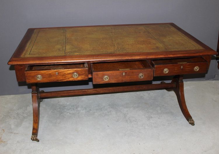 English Mahogany Desk Circa 1900