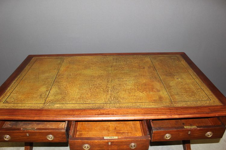 English Mahogany Desk Circa 1900