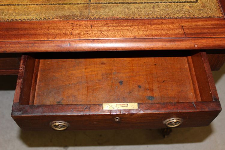 English Mahogany Desk Circa 1900