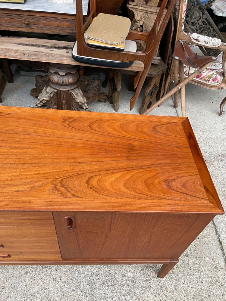 Skandinavisches Teak Sideboard um 1960 198 cm