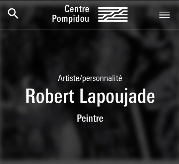 ROBERT LAPOUJADE 1921/1993