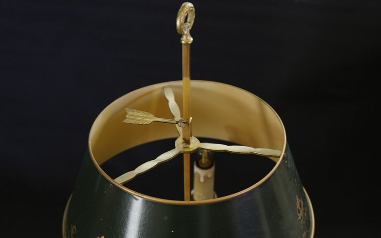 Lampe Bouillotte en bronze doré fin du XIXème siècle