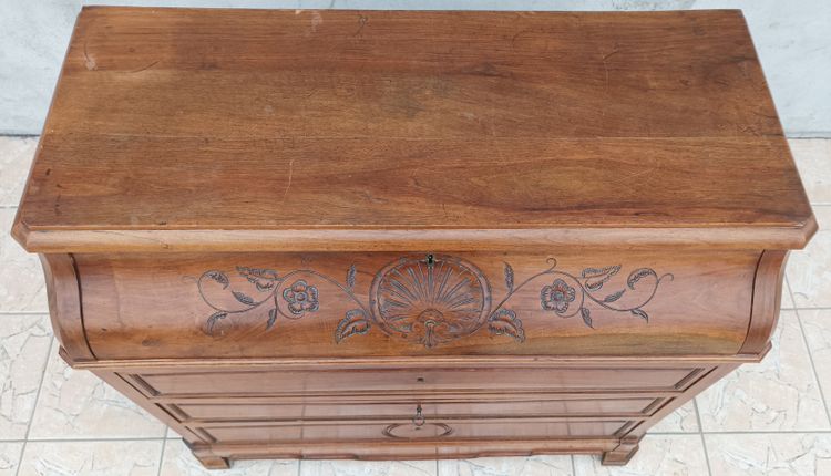 Commode Louis Philippe en noyer