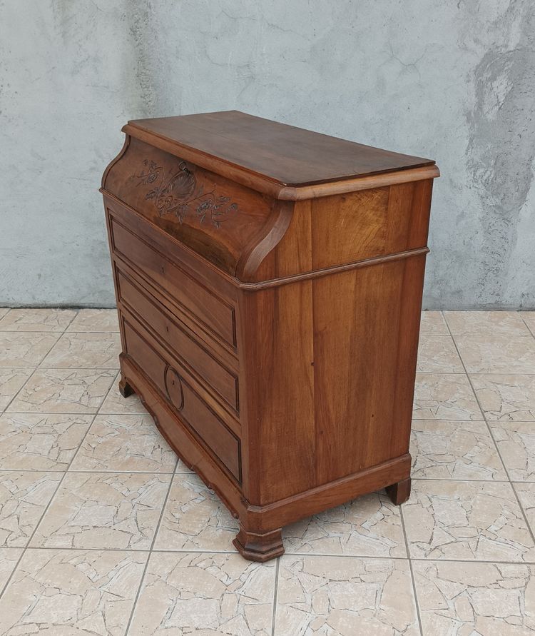 Commode Louis Philippe en noyer