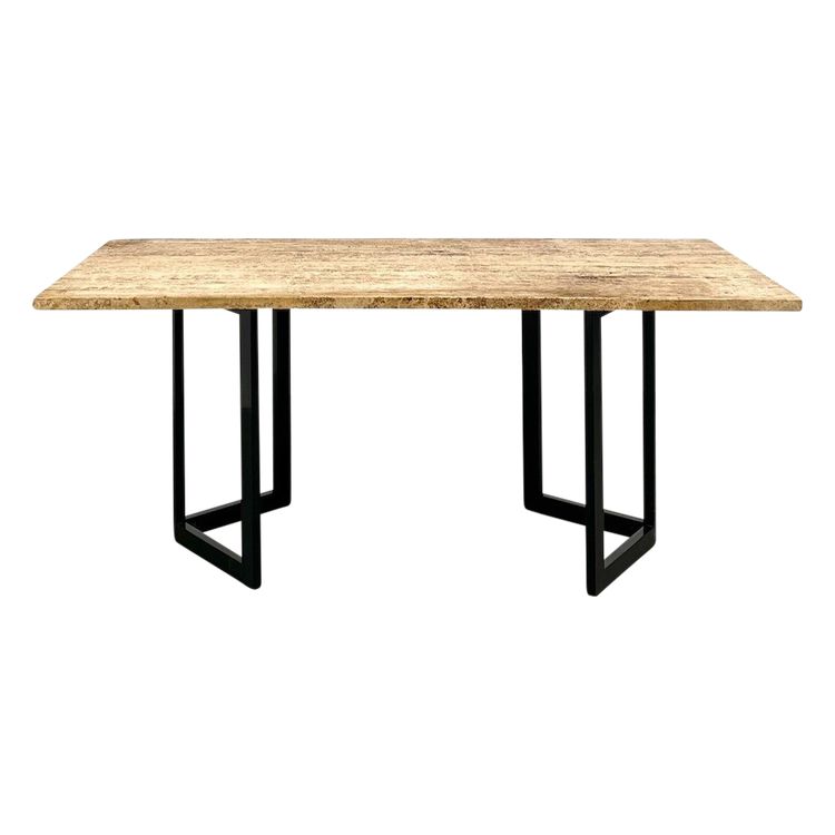 Travertine dining table, Italy, circa 1970