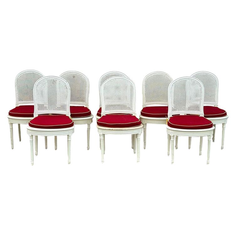  Lot de 8 Chaises 