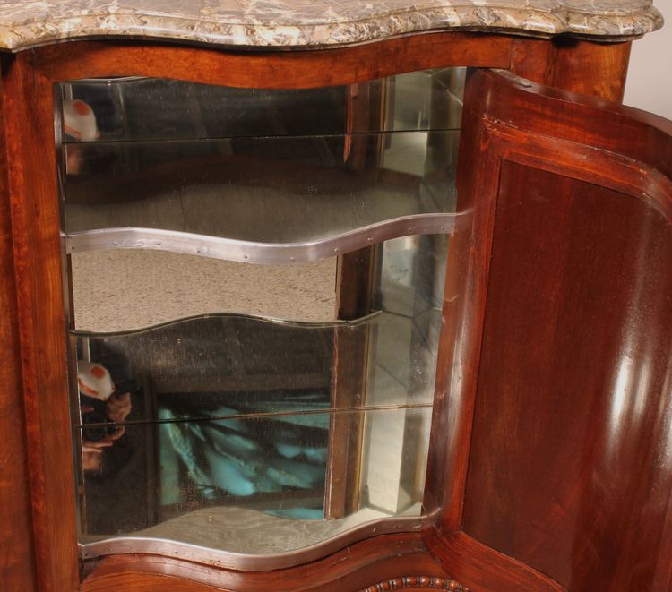 Empire Period Mahogany Bar Cabinet