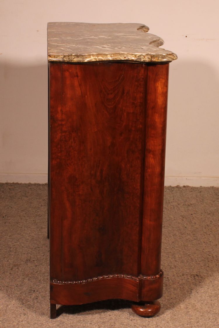 Empire Period Mahogany Bar Cabinet