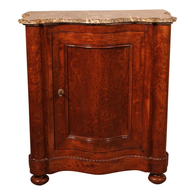 Empire Period Mahogany Bar Cabinet