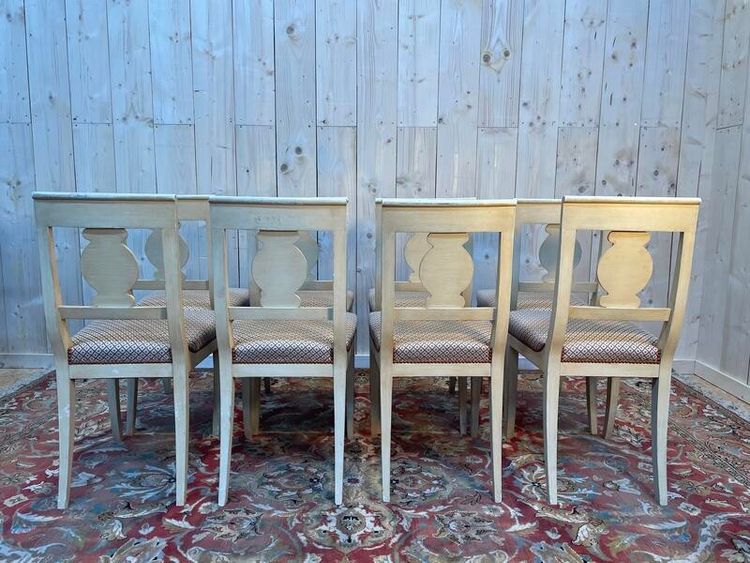 Suite of 8 Louis XVI style chairs - Directory