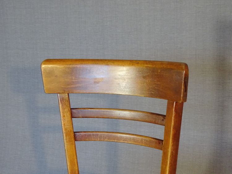 Satz von 9 Baumann "Bistro"-Stühlen, 1955, kein Fischel, kein Thonet