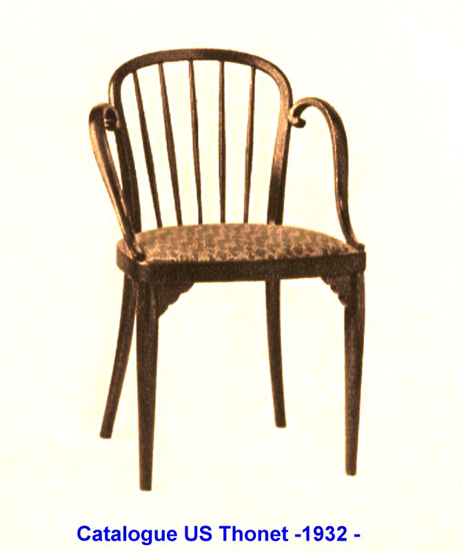 Otto Prutscher per Thonet n. 846 e 847F circa 1930 - sella in pelle -