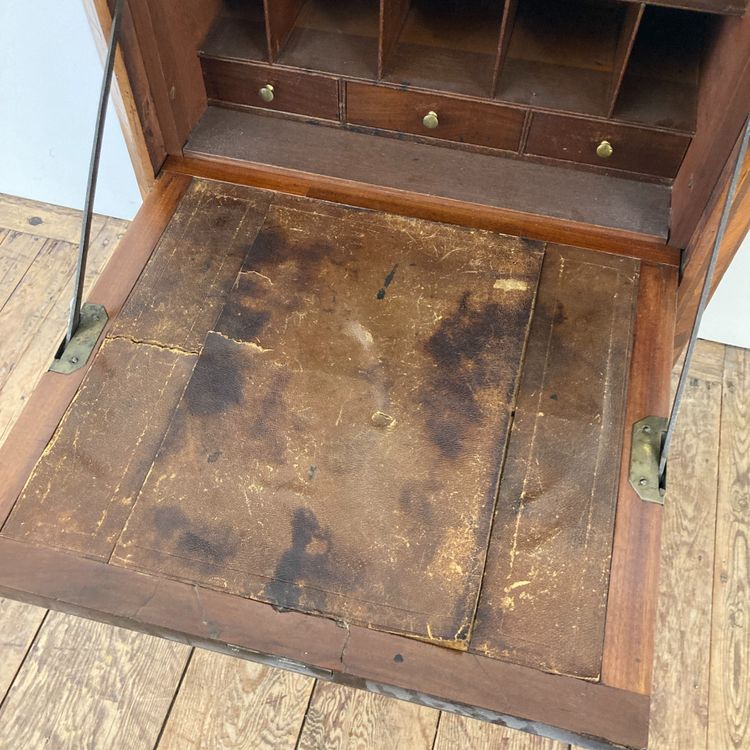 Small 18th century secretary stamped