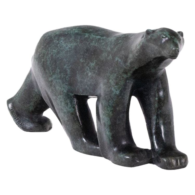 François Pompon. « Ours blanc », bronze, tirage de 2006.LS63962167Y