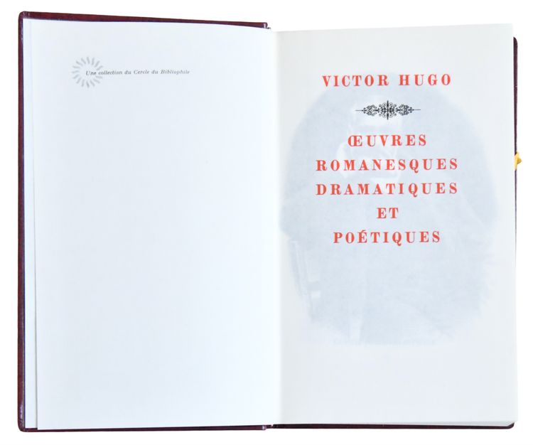 Sammlung Bücher von Victor Hugo, Œuvres Romanesques Dramatiques et Poétiques, 38 Bände