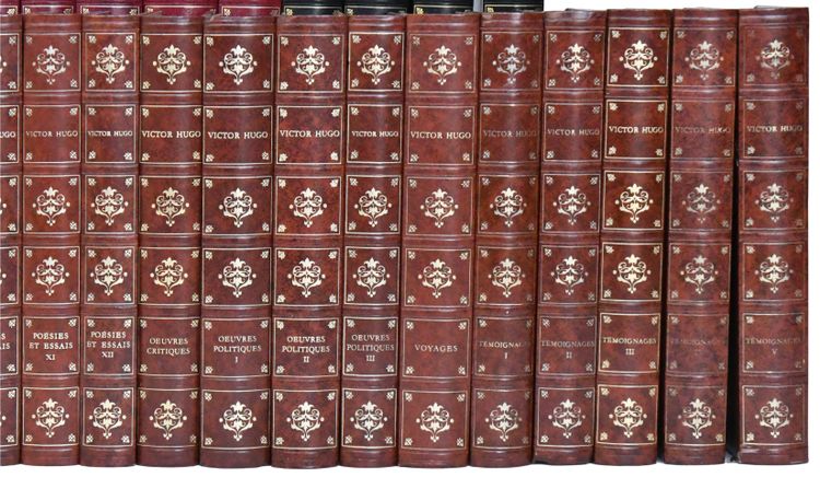 Collection livres de Victor Hugo, Œuvres Romanesques Dramatiques et Poétiques, 38 volumes